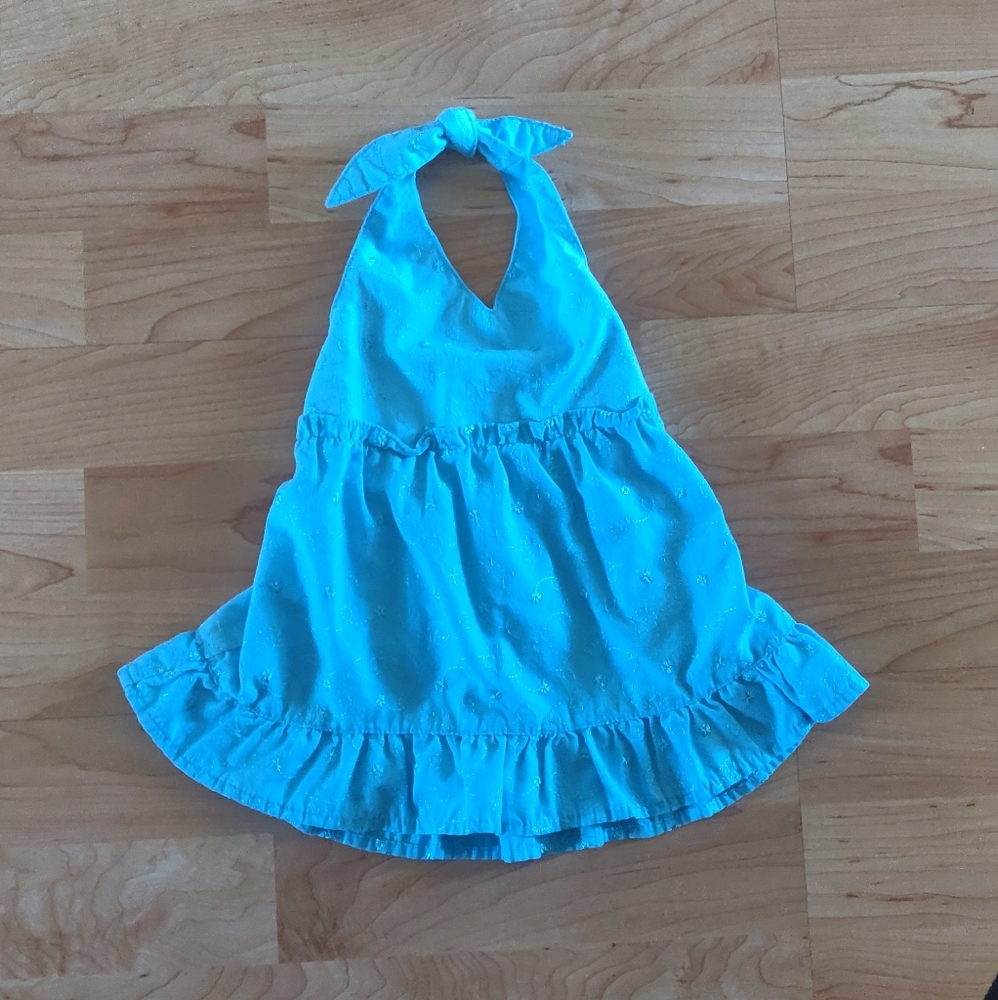 Baby Gurl Blue Halter Top